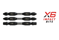 X6 Double Ended Impact Driver Bits